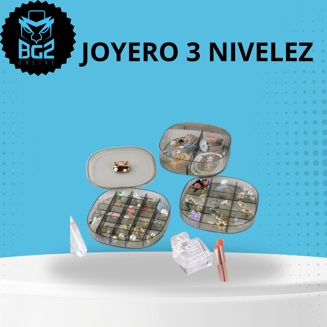 joyero tres niveles